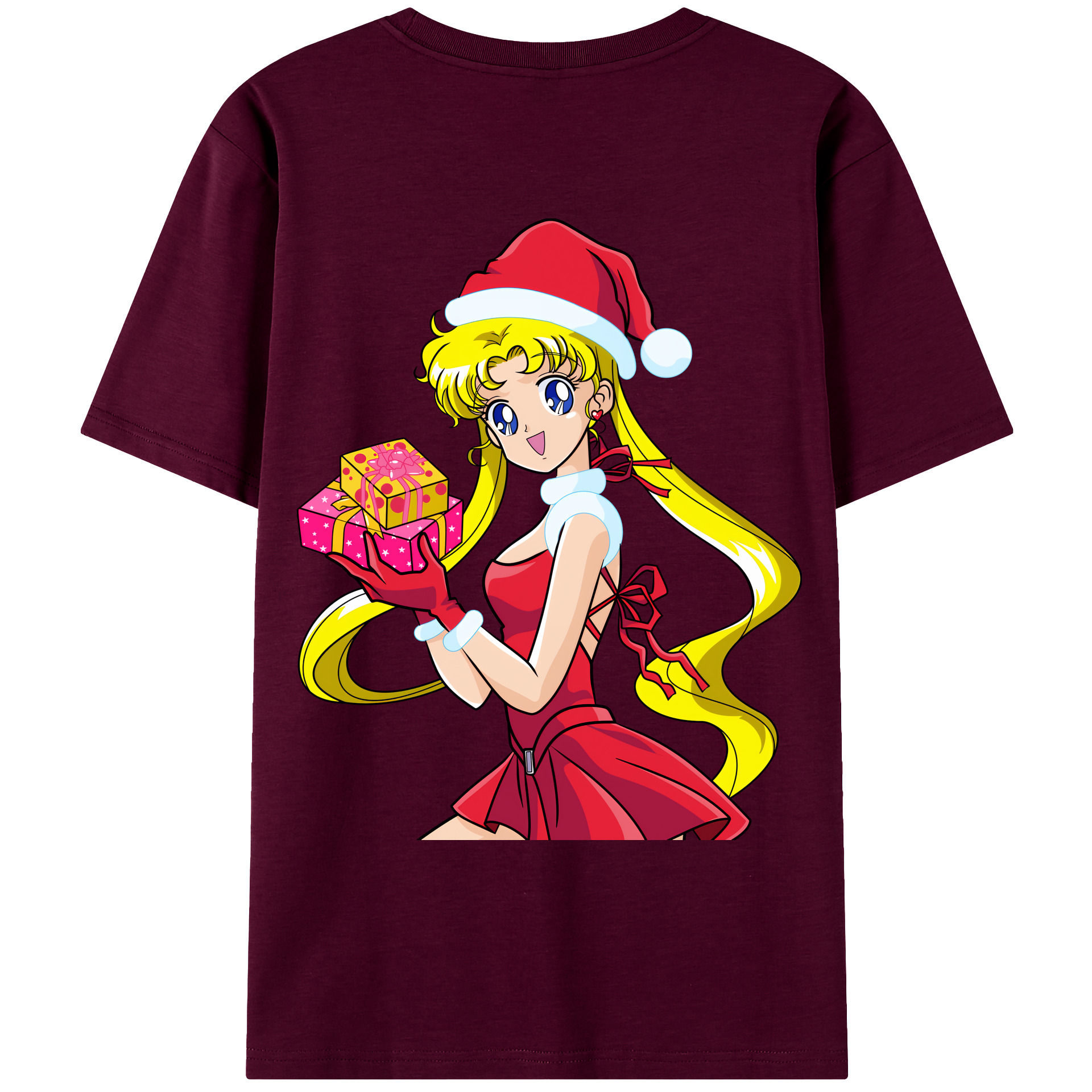 （画像用） 美少女戦士セーラームーン 月野 うさぎ つきの うさぎ Sailor Moon Tsukino Usagi レディース半袖Tシャツ(バックプリント)